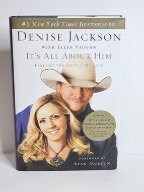 Its All About Him: Finding Love Life by Denise Jackson Book Hardcover Alan CD